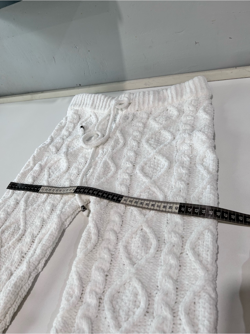 POL thick cable knight white pants - Picture 10 of 16